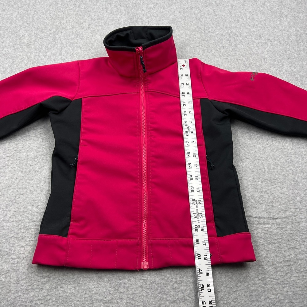 Columbia Bugaboo Titanium Interchange Pink Jacket Girls Youth 7/8 Full Zip Coat‎ - Picture 10 of 16